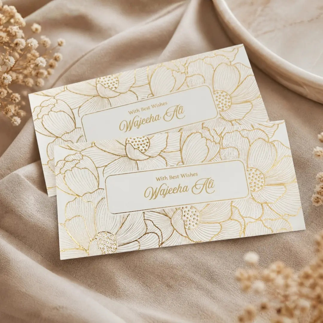 Foil Flower White
