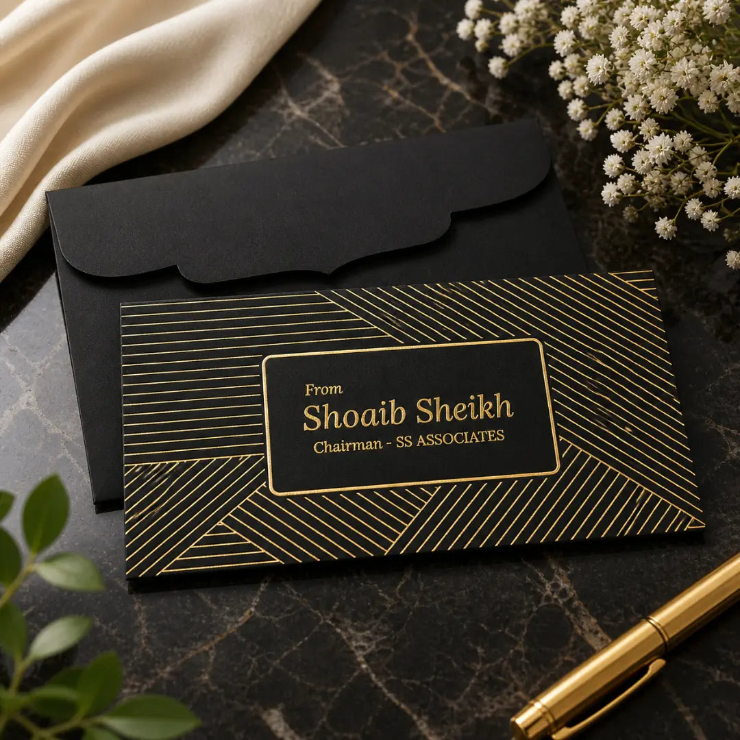 Royal Ivory Foil Black