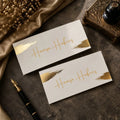 Signature White Foil Envelope