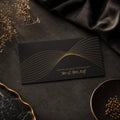 Wave Black Foil Envelop