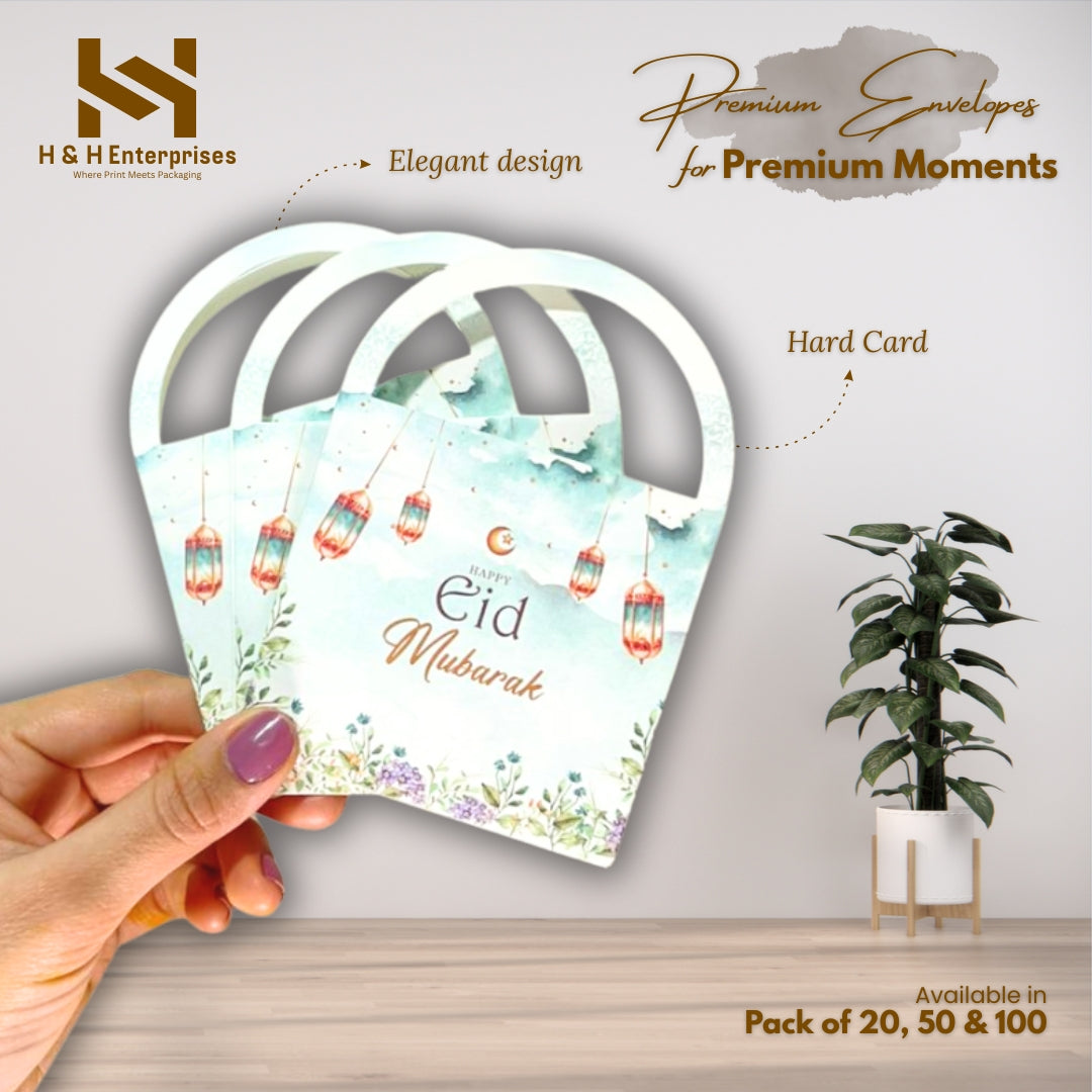 Mini Bag Eid Envelopes (Blue)
