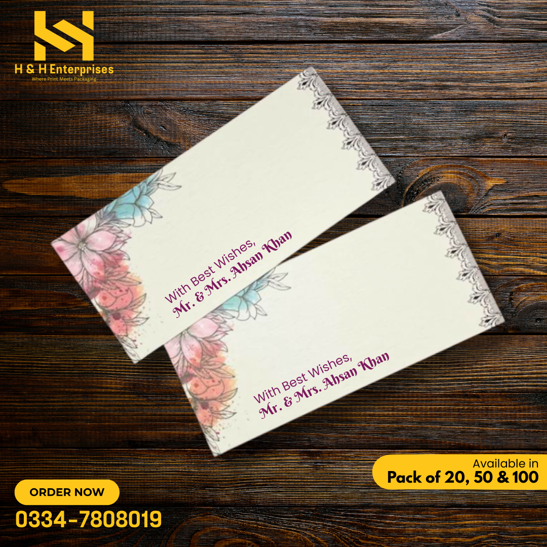 Floral Art Envelopes