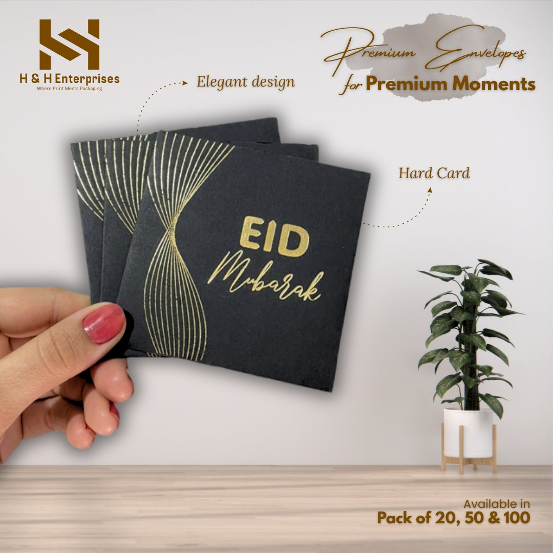 Eid Envelopes Wave Foil