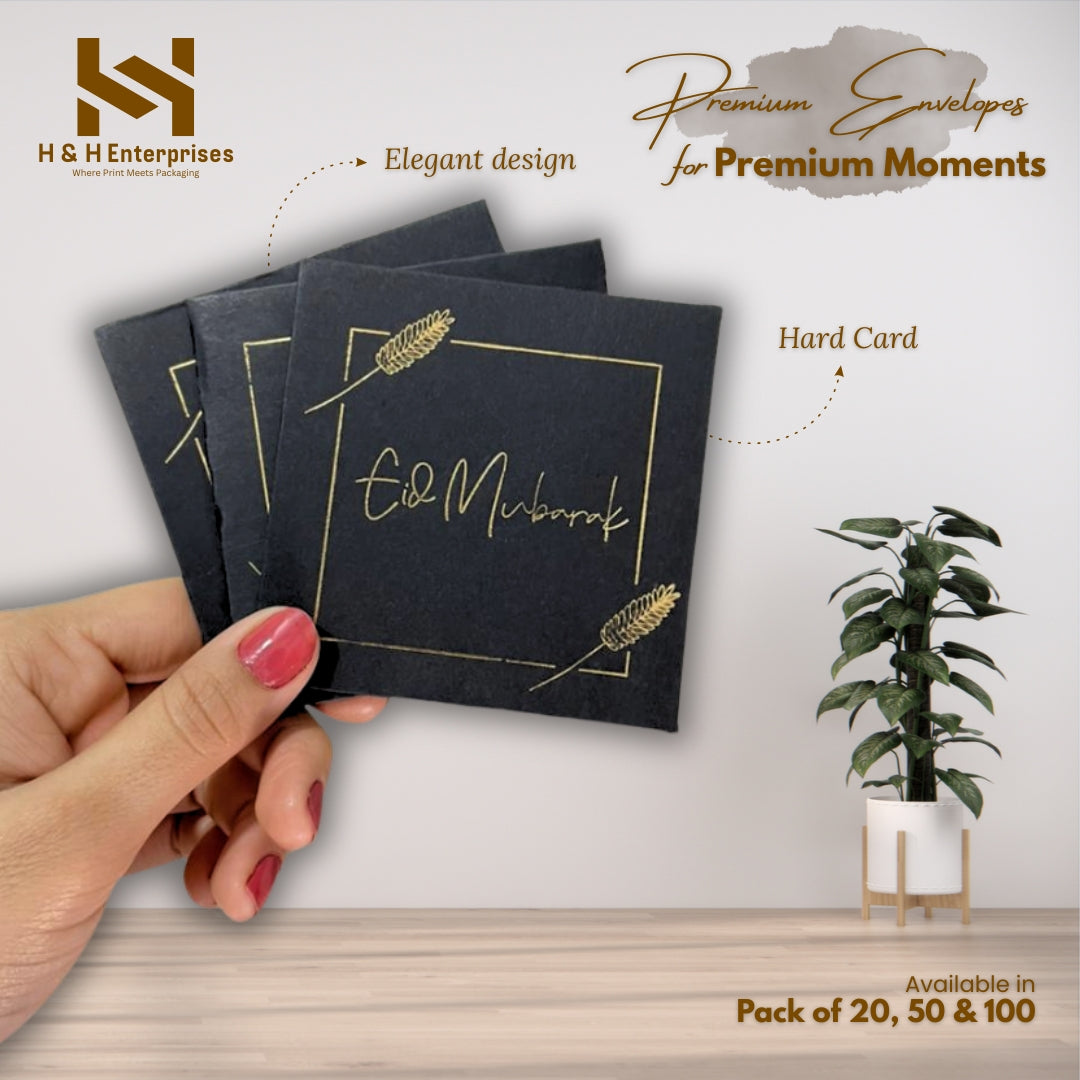 Eid Envelopes Square Foil