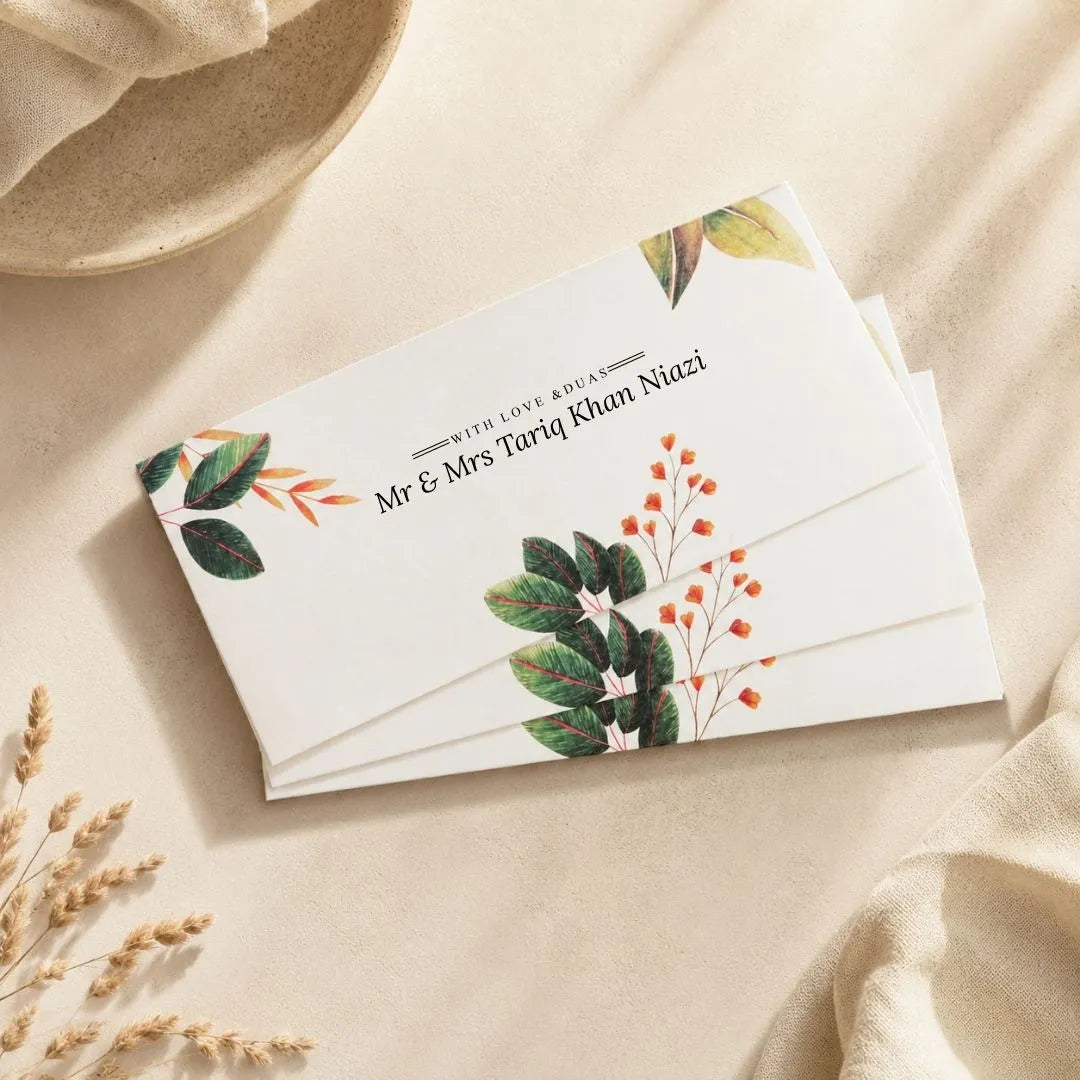 New Floral Envelopes