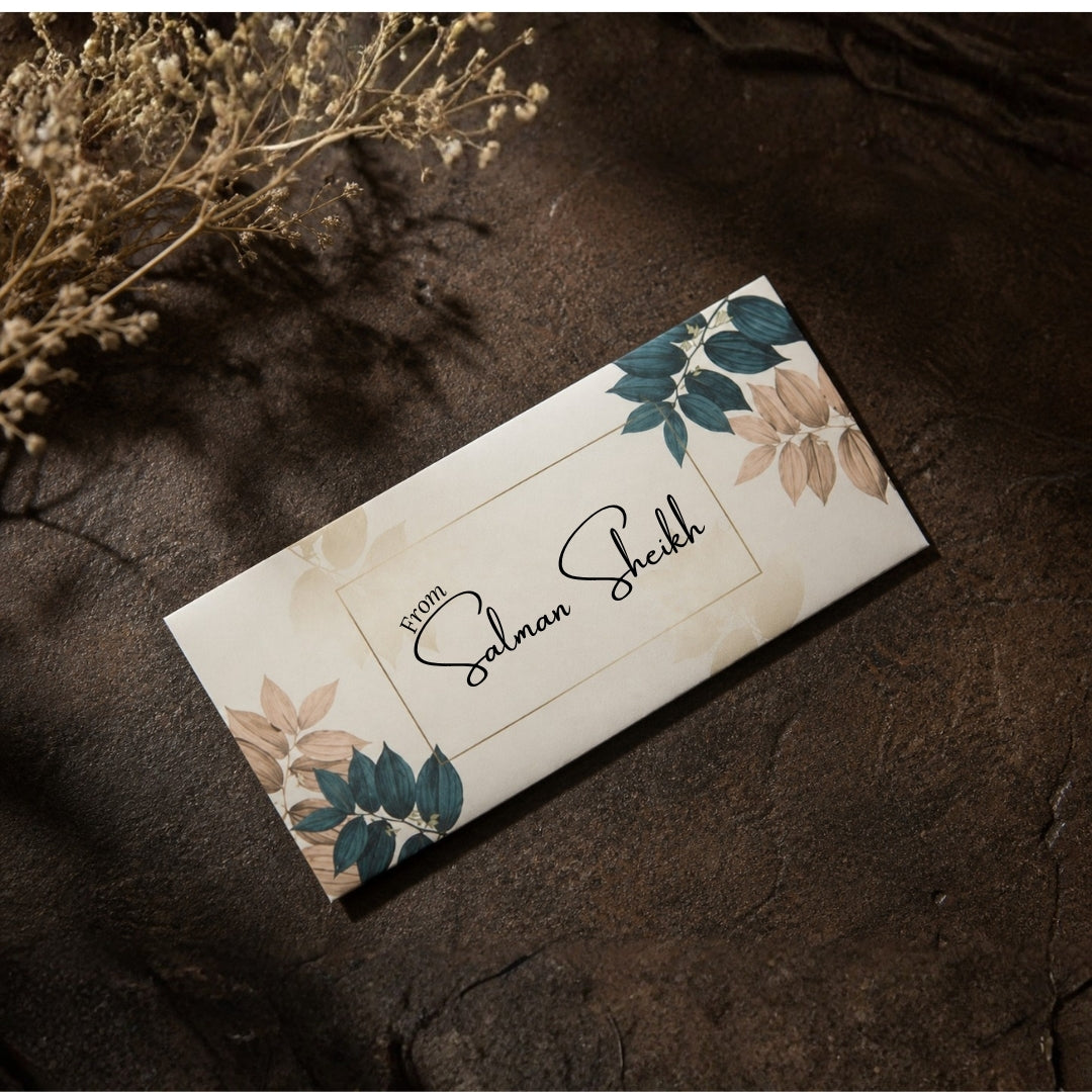 Majestic Floral Envelopes