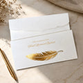 Leaf Foil Printed White