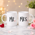 Mr & Mrs Customized Couple Mug Set