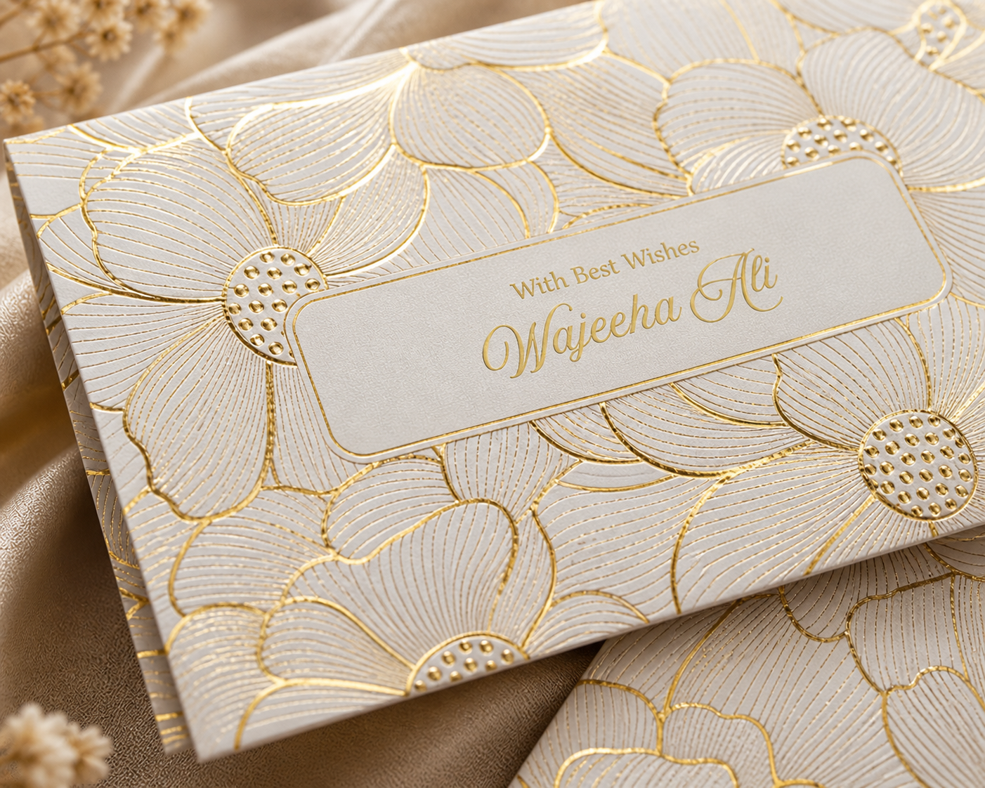 Foil Flower White