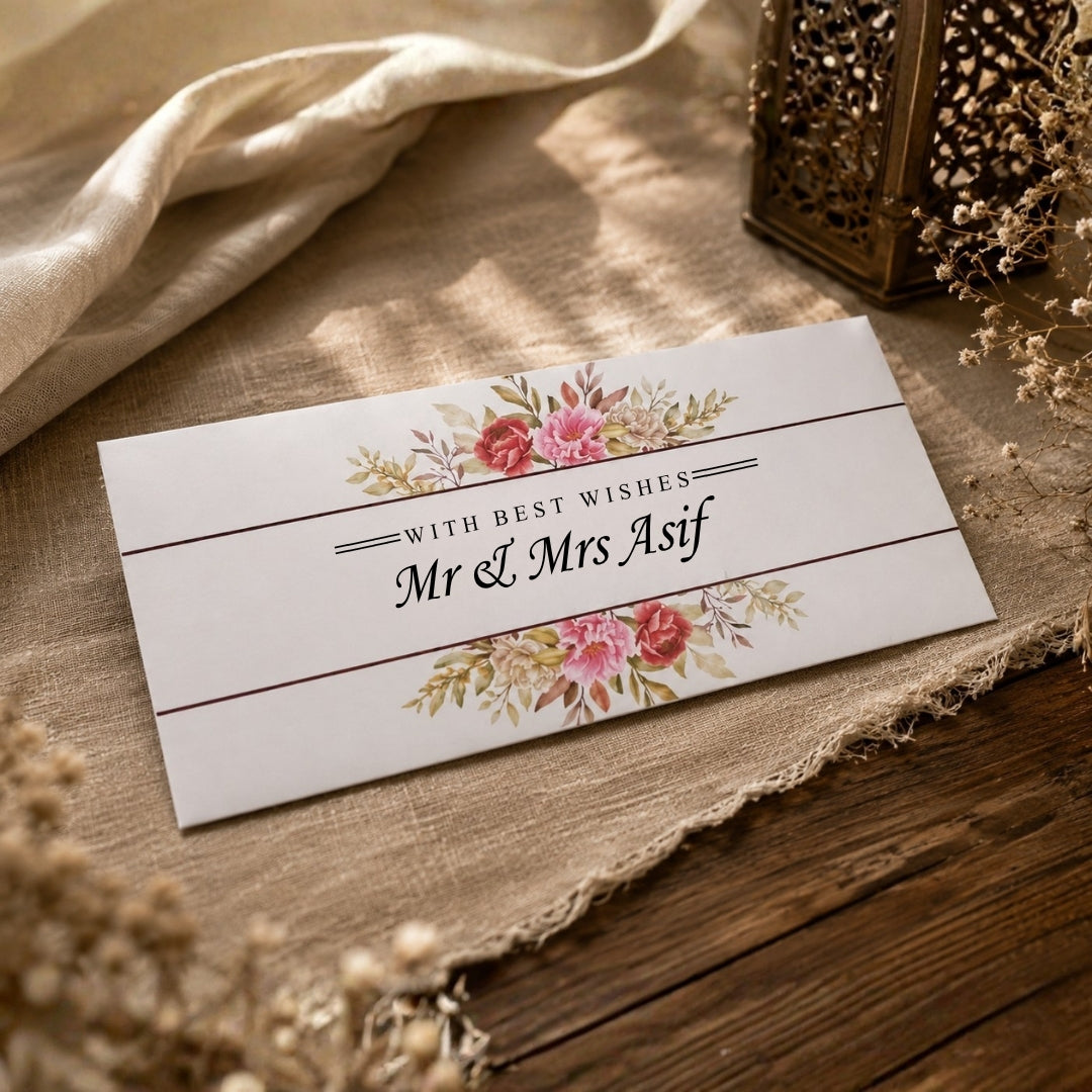 Floral Elegance Envelopes