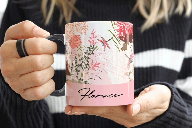 Floral World Art Mug (Free Delivery)