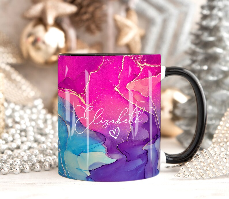 Nayab Marble Mug Elizabeth Design (Free Delivery)