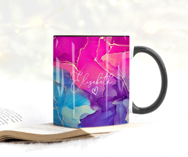 Nayab Marble Mug Elizabeth Design (Free Delivery)