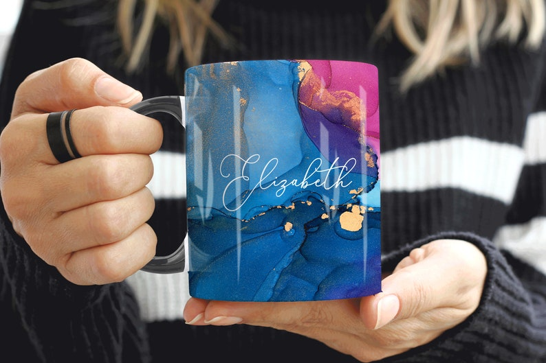 Marvels Art Marble Mug Elizabeth Design (Free Delivery)