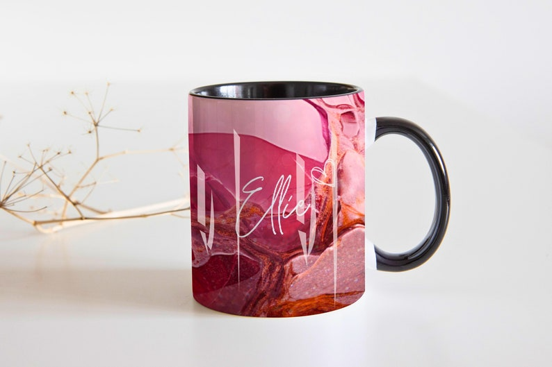 Red Marble Mug (Free Delivery)