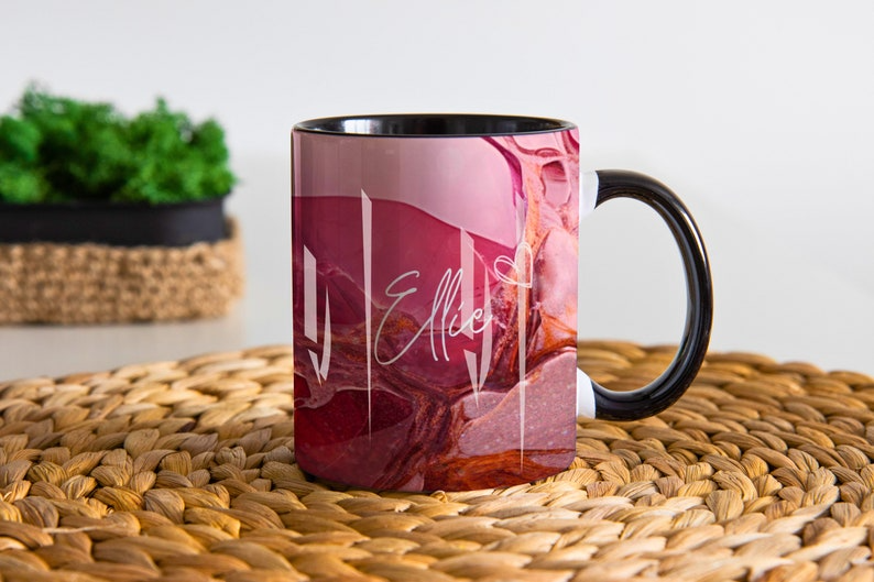 Red Marble Mug (Free Delivery)