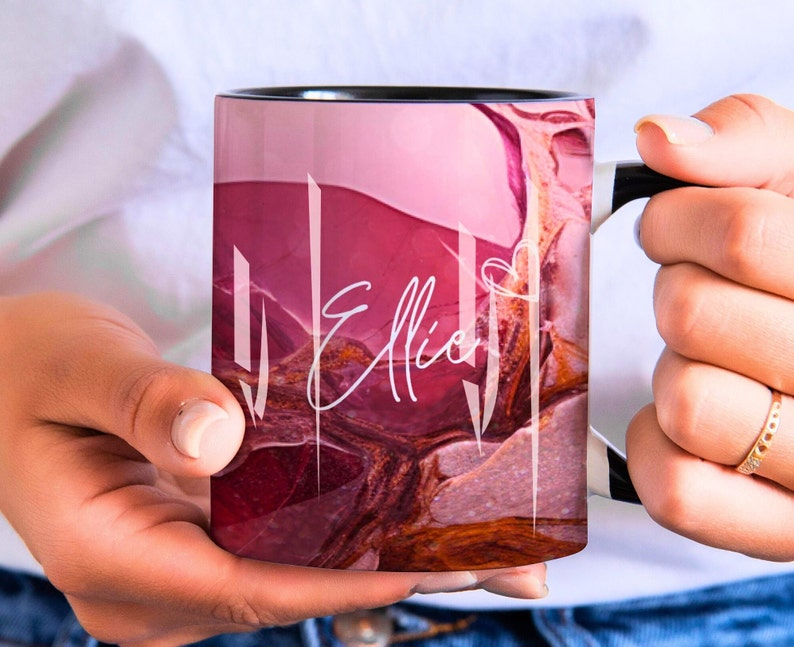 Red Marble Mug (Free Delivery)