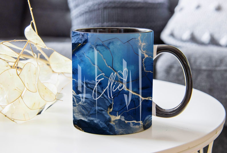 Knight Blue Marble Mug (Free Delivery)
