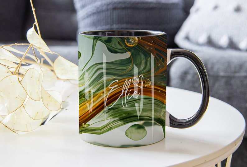 Green Marble Mug (Free Delivery)