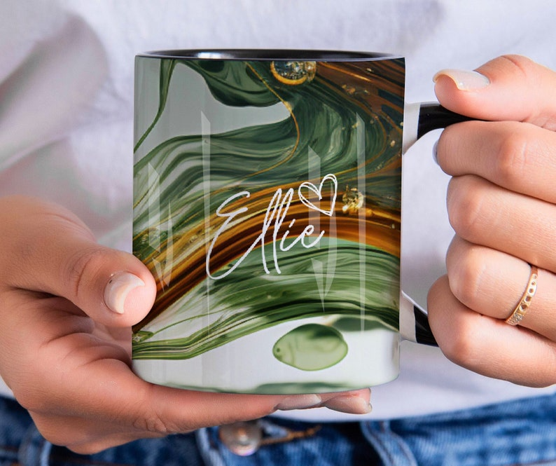 Green Marble Mug (Free Delivery)