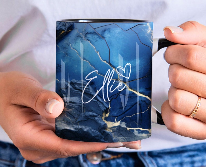 Knight Blue Marble Mug (Free Delivery)
