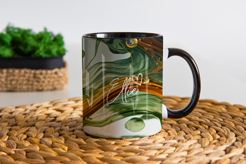 Green Marble Mug (Free Delivery)